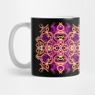 Lilac neon art Mug